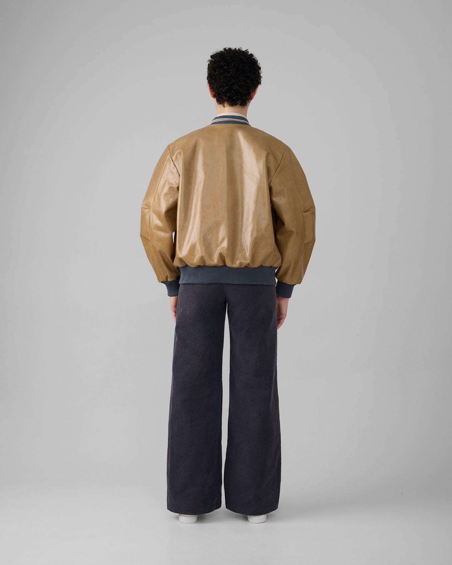 Gallery Leather Bomber Jacket